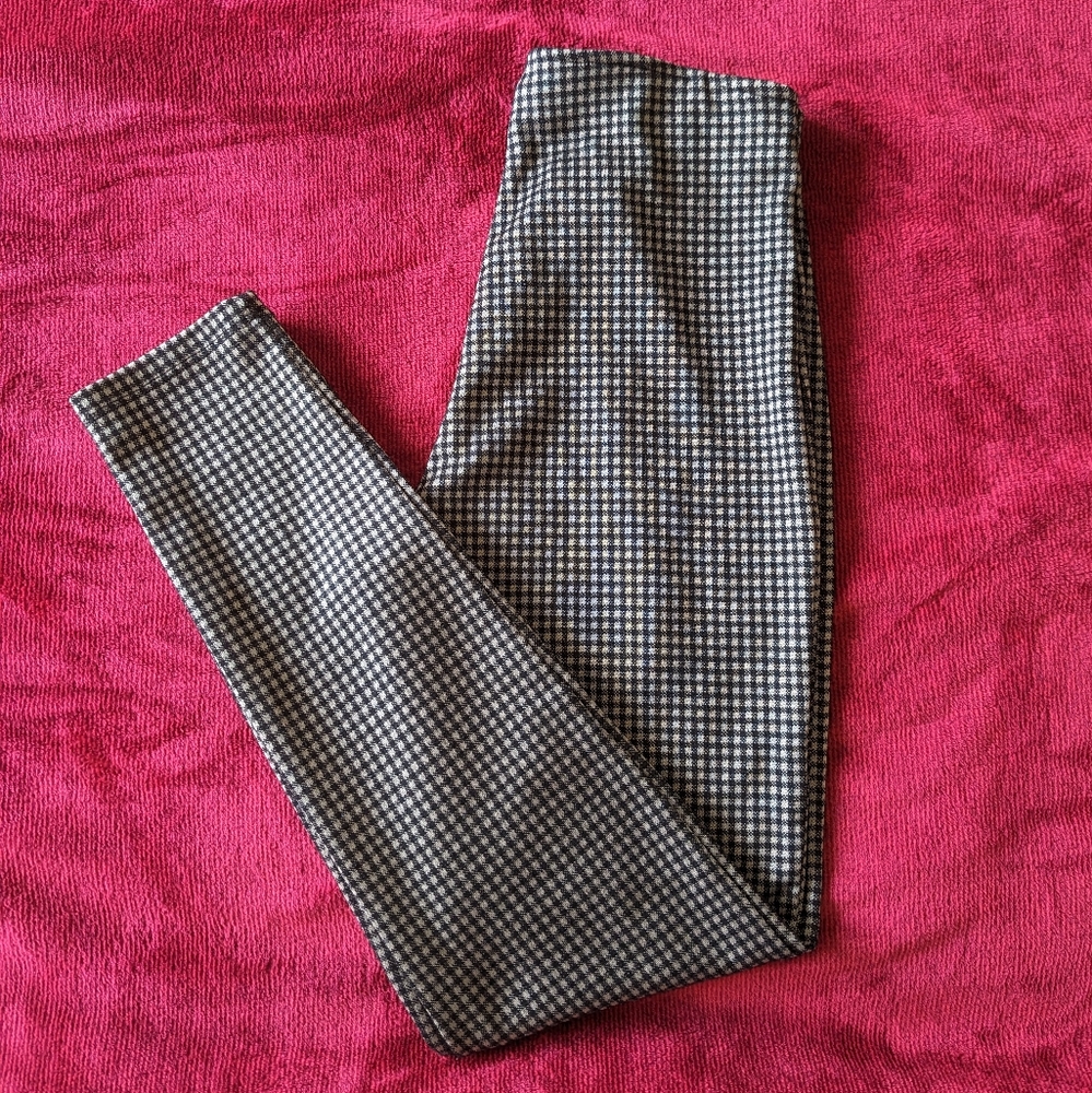 Pull and Bear Gingham Leggings